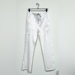 Figs Men’s Cairo Cargo Optic White Scrub Pants